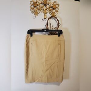 Talbots Tan Pencil Skirt